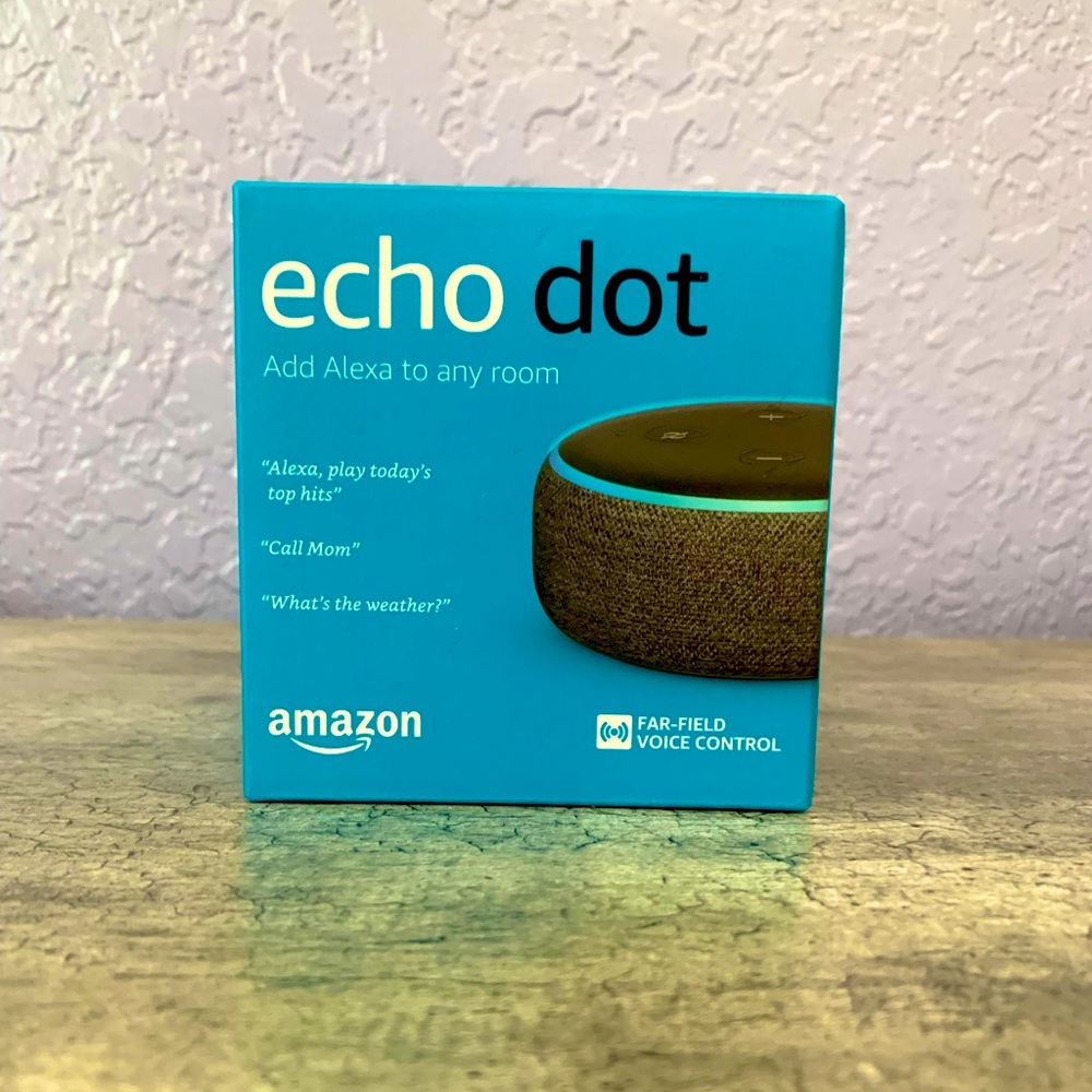 Echo Dot (3rd Gen, 2018 release) - Smart speaker with Alexa - Charcoal